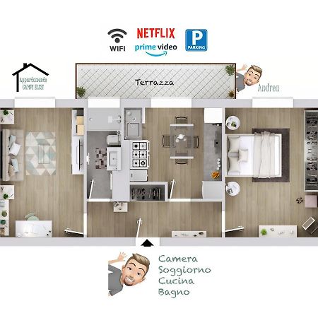 Appartamento Campi Elisi Trieste Ngoại thất bức ảnh
